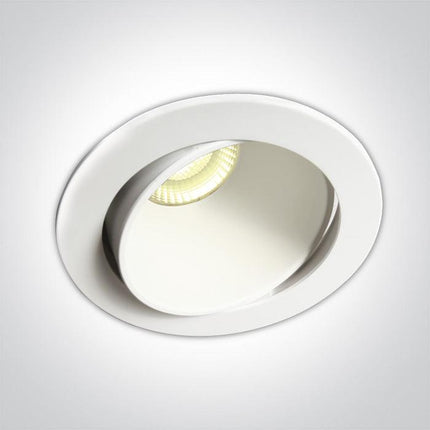ONE Light | 11106PK/W/W WHITE 8W WW IP54 ADJUSTABLE DARK LIGHT 230V 60deg TRIAC DIMMABLE - OEM NORDIC - Quality Parts Distribution