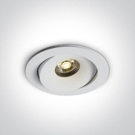 ONE Light | 11107P/W/W WHITE COB LED 6,5W WW 36deg IP54 700mA ADJUSTABLE - OEM NORDIC - Quality Parts Distribution