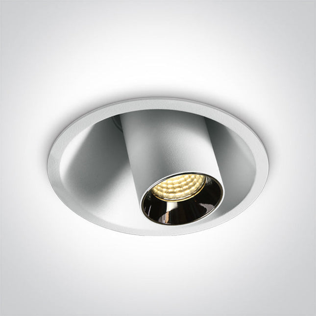 ONE Light Spotlight 7W 560lm 3000K CRI90 38° IP20 White 11107T/W/W
