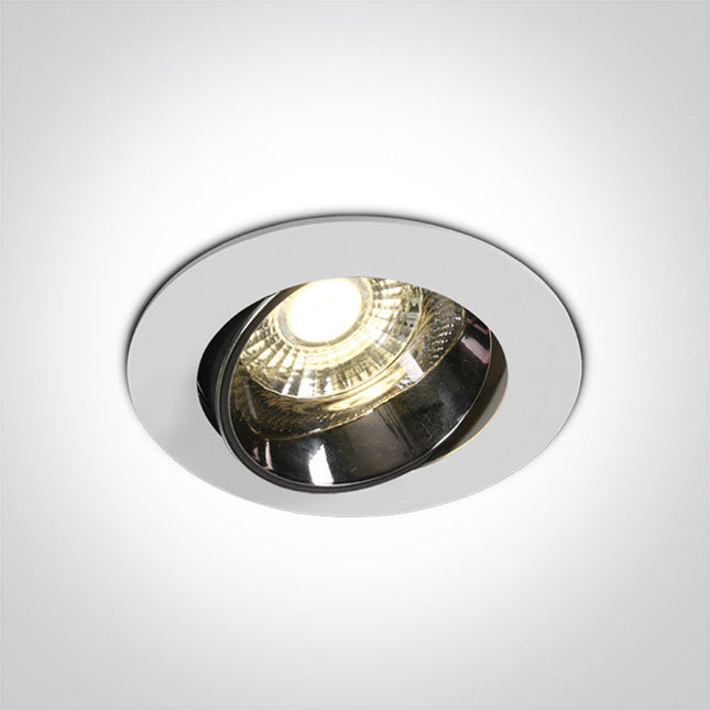 ONE Light LED Downlight 10W 850lm 3000K CRI80 30° IP20 White 11110E/W/W
