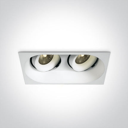 ONE Light | 11207WD/W/W WHITE LED 2x6,5W WW 700mA IP54 ADJUSTABLE DARK LIGHT - OEM NORDIC - Quality Parts Distribution