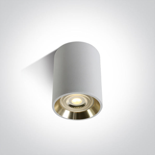 ONE Light | 12105AL/W/GL WHITE GU10 10W GOLD REFLECTOR DARK LIGHT - OEM NORDIC - Quality Parts Distribution