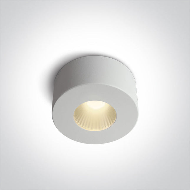 ONE Light Accessory 7W 500lm 3000K CRI90 40° IP20 White 12107V/W/W
