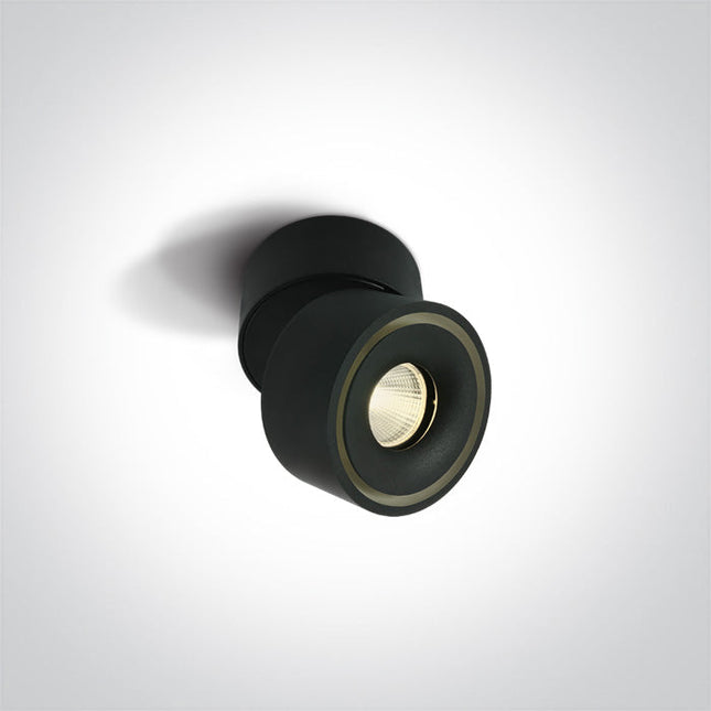 ONE Light Spotlight 8W 600lm 3000K-3500K-4000K CRI90 25° IP20 Black 12108LA/B/V