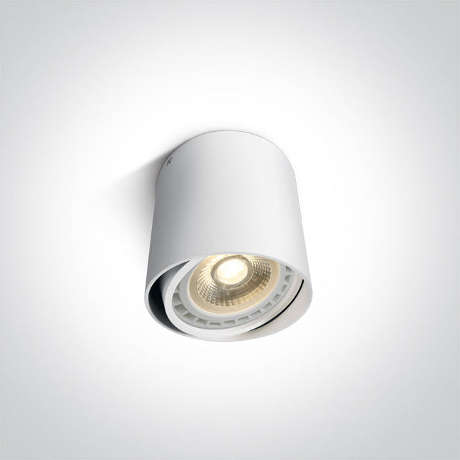 ONE Light | 12142/W WHITE CYLINDER GU10 R111 15W - OEM NORDIC - Quality Parts Distribution