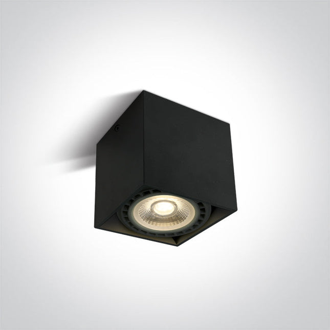 ONE Light | 12144A/B BLACK GU10 R111 15W SQUARE 100-240V - OEM NORDIC - Quality Parts Distribution