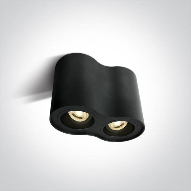 ONE Light | 12205Y/B BLACK GU10 2x10W ADJUSTABLE 100-240V - OEM NORDIC - Quality Parts Distribution