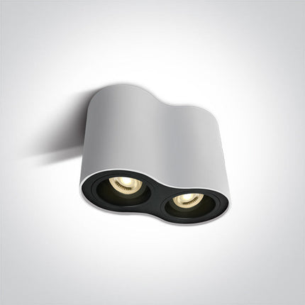 ONE Light | 12205Y/W WHITE GU10 2x10W ADJUSTABLE 100-240V - OEM NORDIC - Quality Parts Distribution