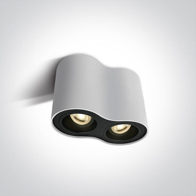 ONE Light | 12205Y/W WHITE GU10 2x10W ADJUSTABLE 100-240V - OEM NORDIC - Quality Parts Distribution