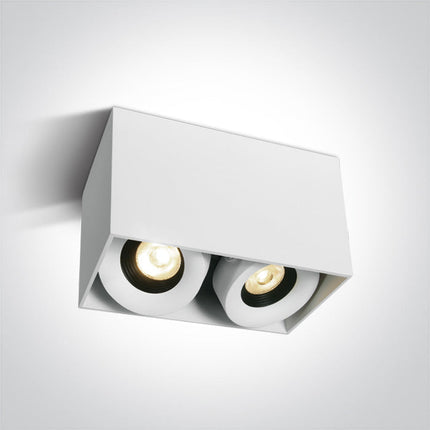 ONE Light | 12208XA/W/W WHITE LED 2X8W WW 36deg IP20 230V DIMMABLE - OEM NORDIC - Quality Parts Distribution