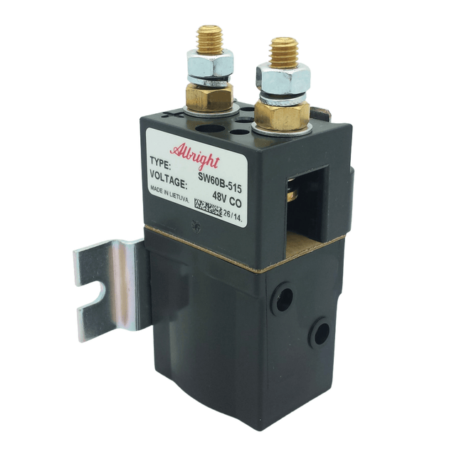 SW60B-515 Albright 80A 48V CO 1-pole 1-throw Contactor, Removable Bracket - OEM NORDIC - Quality Parts Distribution