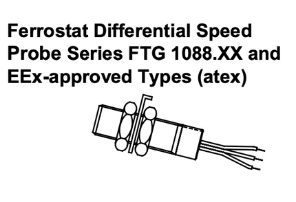 Jaquet FTG 1088.00 Ex Speed Sensor (MPN: 343Z-03772) – ATEX Certified, 400 mm Open Wire - OEM NORDIC - Quality Parts Distribution