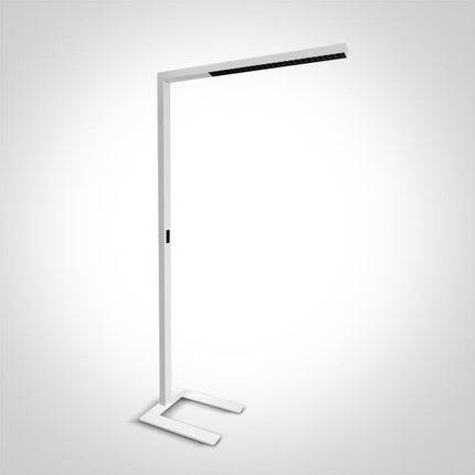 ONE Light | 36004/W/C WHITE 75w FLOOR STAND CW DIMMABLE 230v UGR15 DARK LIGHT - OEM NORDIC - Quality Parts Distribution