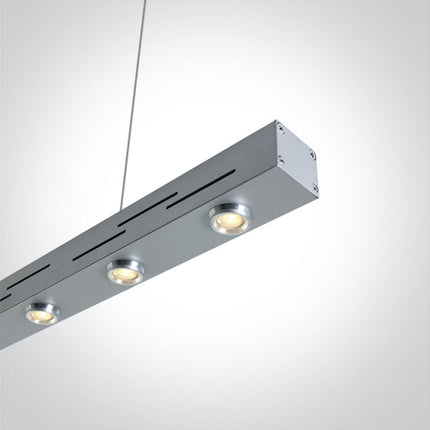 ONE Light | 38018/G/W GREY PENDANT LED 6x1w WW - OEM NORDIC - Quality Parts Distribution