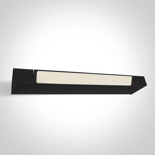 ONE Light | 38118C/B/W BLACK LED BATHROOM / WALL LIGHT 18W WW IP44 230V - OEM NORDIC - Quality Parts Distribution