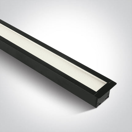 ONE Light | 38145AR/B/C BLACK RECESSED UGR19 LED 40W CW LINEAR IP20 230V - OEM NORDIC - Quality Parts Distribution
