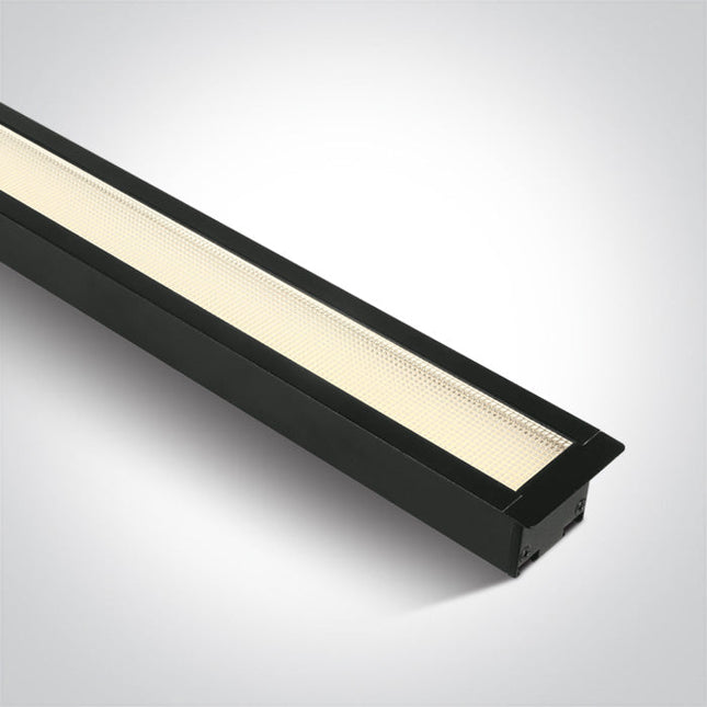 ONE Light | 38145AR/B/W BLACK RECESSED UGR19 LED 40W WW LINEAR IP20 230V - OEM NORDIC - Quality Parts Distribution