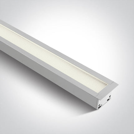 ONE Light | 38145AR/W/C WHITE RECESSED UGR19 LED 40W CW LINEAR IP20 230V - OEM NORDIC - Quality Parts Distribution