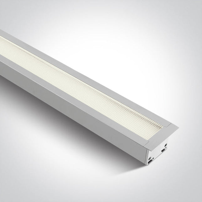 ONE Light | 38145AR/W/C WHITE RECESSED UGR19 LED 40W CW LINEAR IP20 230V - OEM NORDIC - Quality Parts Distribution