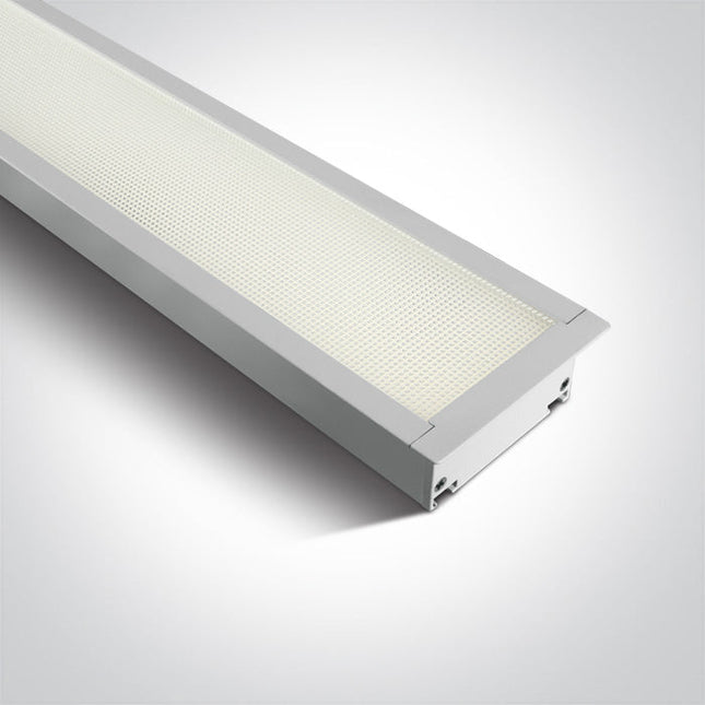 ONE Light | 38150AR/W/C WHITE RECESSED UGR19 LED 40W CW 1210mm LINEAR 230V - OEM NORDIC - Quality Parts Distribution