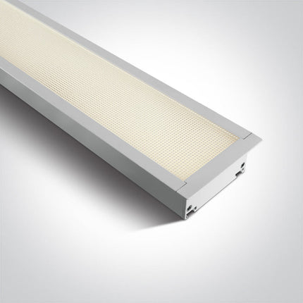 ONE Light | 38150AR/W/W WHITE RECESSED UGR19 LED 40W WW 1210mm LINEAR 230V - OEM NORDIC - Quality Parts Distribution