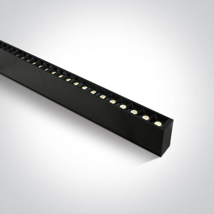 ONE Light | 38150B/B/W BLACK 48pcs SPOTS UGR17 LED 40W WW 1300mm 34d LINEAR 230V DARK LIGHT - OEM NORDIC - Quality Parts Distribution