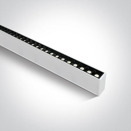 ONE Light | 38150B/W/C WHITE 48pcs SPOTS UGR17 LED 40W CW 1300mm 34d LINEAR 230V DARK LIGHT - OEM NORDIC - Quality Parts Distribution