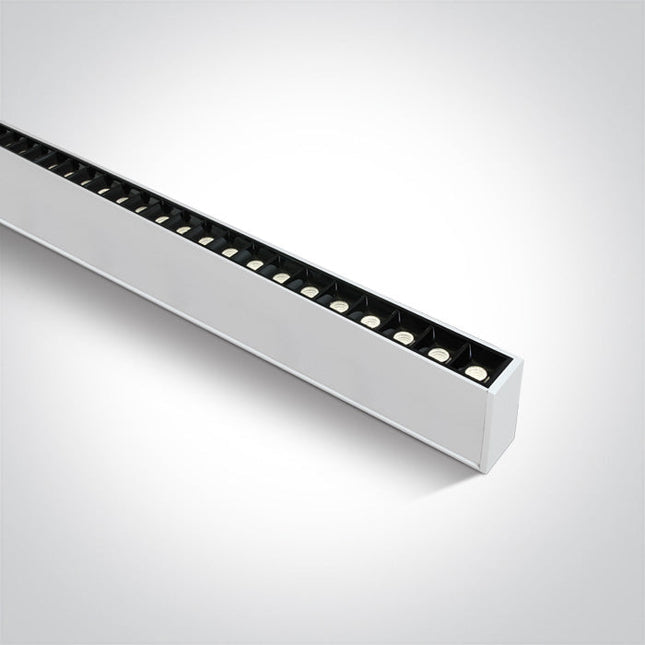 ONE Light | 38150B/W/C WHITE 48pcs SPOTS UGR17 LED 40W CW 1300mm 34d LINEAR 230V DARK LIGHT - OEM NORDIC - Quality Parts Distribution
