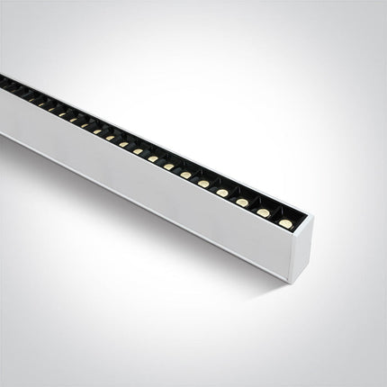ONE Light | 38150B/W/W WHITE 48pcs SPOTS UGR17 LED 40W WW 1300mm 34d LINEAR 230V DARK LIGHT - OEM NORDIC - Quality Parts Distribution