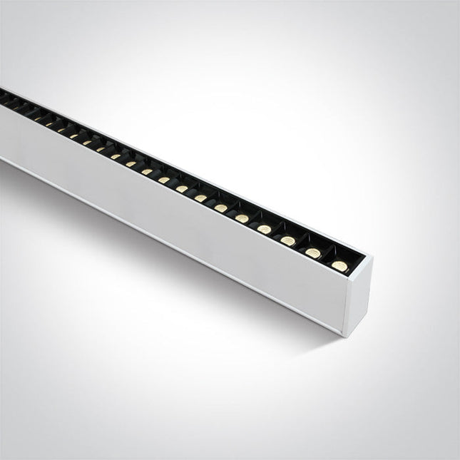 ONE Light | 38150B/W/W WHITE 48pcs SPOTS UGR17 LED 40W WW 1300mm 34d LINEAR 230V DARK LIGHT - OEM NORDIC - Quality Parts Distribution