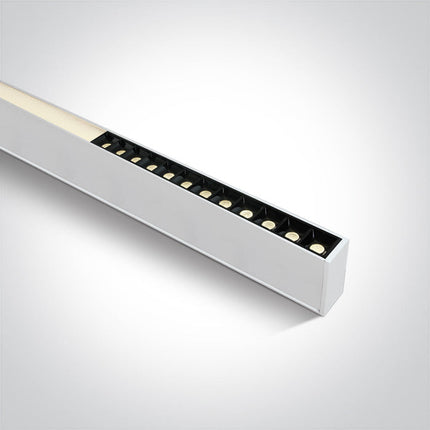 ONE Light | 38150C/W/W WHITE 24pcs SPOTS + DIFFUSER UGR19 LED 40W WW 1200mm LINEAR 230V - OEM NORDIC - Quality Parts Distribution