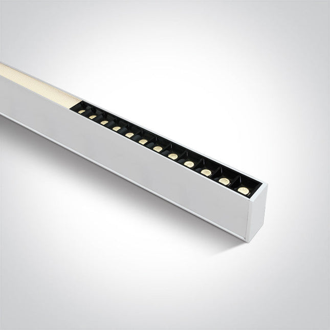 ONE Light | 38150C/W/W WHITE 24pcs SPOTS + DIFFUSER UGR19 LED 40W WW 1200mm LINEAR 230V - OEM NORDIC - Quality Parts Distribution