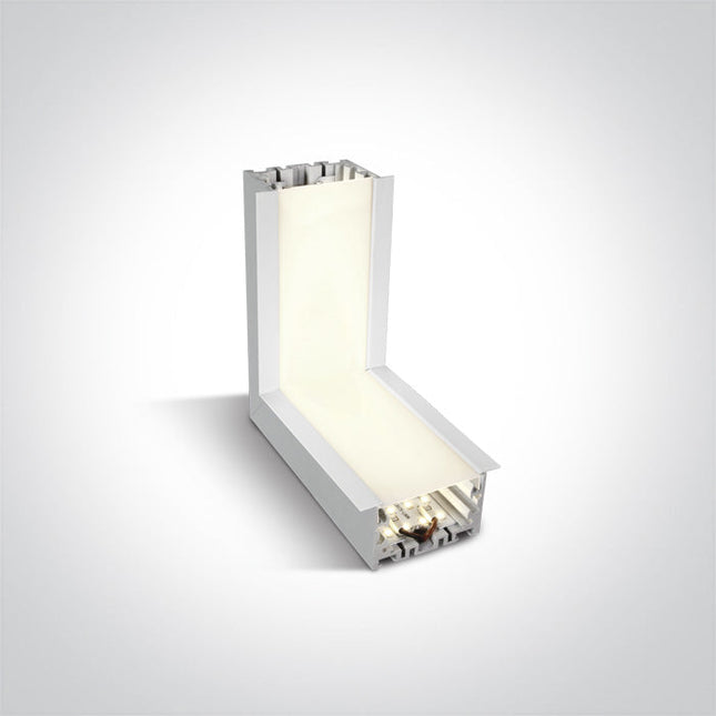 ONE Light | 38152RL/W/C WHITE CEILING CORNER FOR 38152R LED 10W CW 120d LINEAR 230V - OEM NORDIC - Quality Parts Distribution