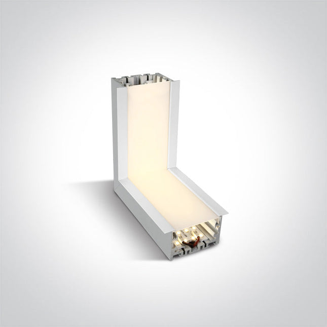 ONE Light | 38152RL/W/W WHITE CEILING CORNER FOR 38152R LED 10W WW 120d LINEAR 230V - OEM NORDIC - Quality Parts Distribution
