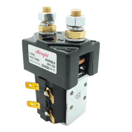 SW80B-6 Albright 100A/125A 24V CO 1-pole 1-throw Contactor - OEM NORDIC - Quality Parts Distribution