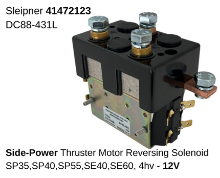 Sleipner SM902096 / 41472123 / DC88-431L | Solenoid SP35,SP40,SP55,SE40,SE60, 4hv - 12V - OEM NORDIC - Quality Parts Distribution