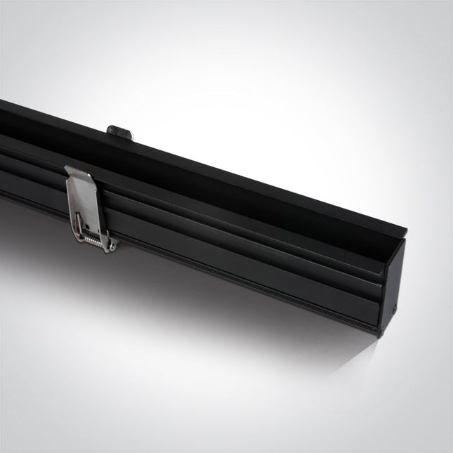 ONE Light | 42001RB/B BLACK MAGNETIC RECESSED PROFILE 1m 48V MIDI - OEM NORDIC - Quality Parts Distribution