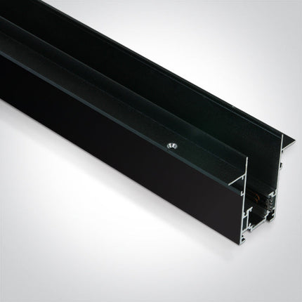 ONE Light | 42001TR/B BLACK MAGNETIC TRIMLESS PROFILE 1m 48V MAXI - OEM NORDIC - Quality Parts Distribution