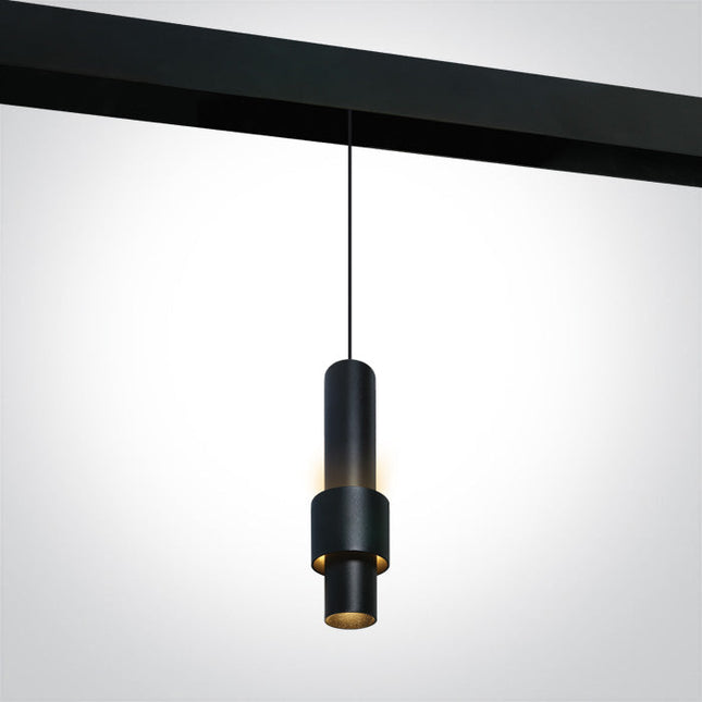 ONE Light | 42132L/B/W BLACK 7W PENDANT WW 48V IP20 DARK LIGHT DALI MINI/MIDI/MAXI - OEM NORDIC - Quality Parts Distribution