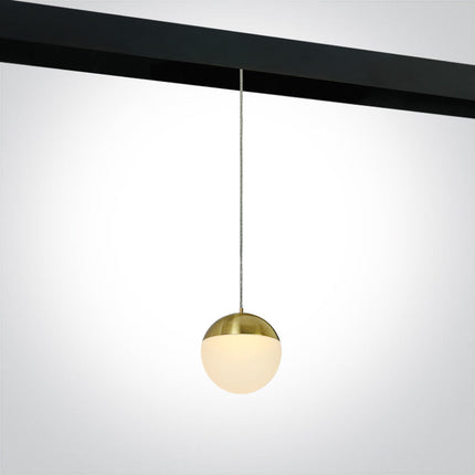 ONE Light Track Light 700lm 3000K CRI90 Brushed Brass 42136/BBS/W
