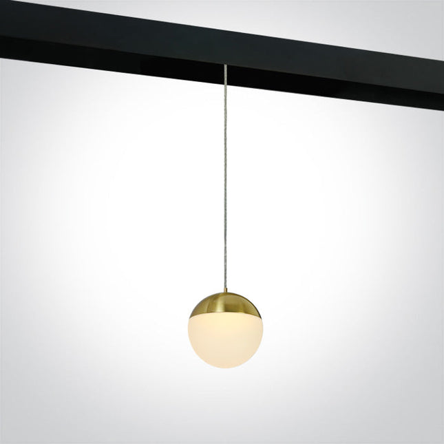 ONE Light Track Light 700lm 3000K CRI90 Brushed Brass 42136/BBS/W