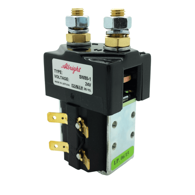 SW80-1 Albright 100A/125A 24V INT 1-pole 1-throw Contactor - OEM NORDIC - Quality Parts Distribution