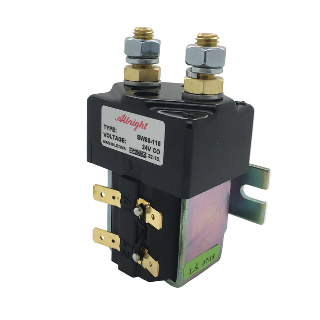 SW80-359 Albright 100A Single Acting Solenoid Contactor 24V CO - OEM NORDIC - Quality Parts Distribution
