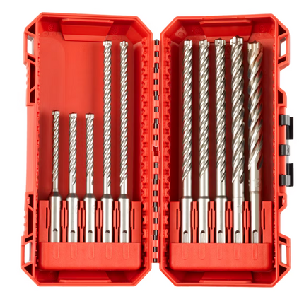 Drillbit set | Milwaukee SDS+ MX4 POF 10pcs - OEM NORDIC - Quality Parts Distribution