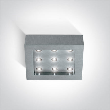 ONE Light | 50101/AL/D ALUMINIUM 9xLED DL 230v - OEM NORDIC - Quality Parts Distribution