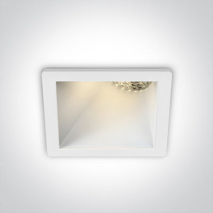 ONE Light | 50105MA/W/W WHITE GU10 10W WHITE REFLECTOR DARK LIGHT ASYMMETRIC - OEM NORDIC - Quality Parts Distribution