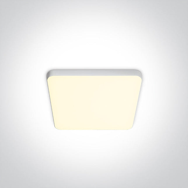 ONE Light | 50110CE/W WHITE SQUARE LED 10W WW IP20 230V - OEM NORDIC - Quality Parts Distribution