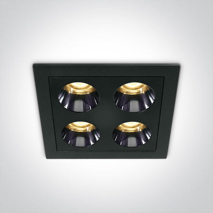 ONE Light Spotlight 10W 700lm 3000K CRI90 38° IP20 Black 50110H/B/W