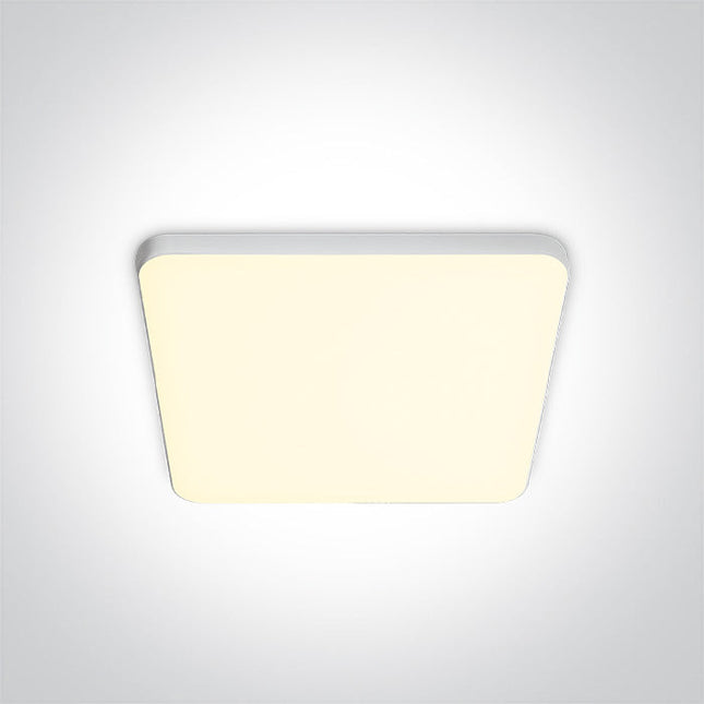 ONE Light | 50114CE/W WHITE SQUARE LED 14W WW IP20 230V - OEM NORDIC - Quality Parts Distribution