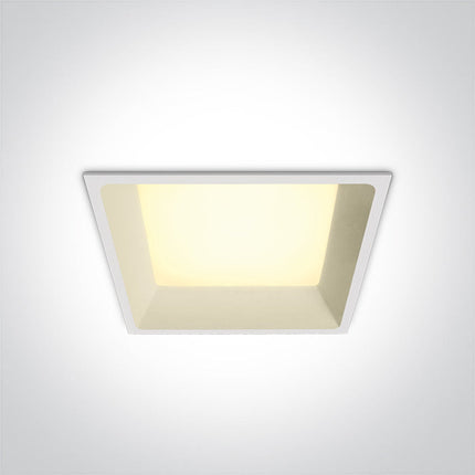 ONE Light | 50122D/W/W WHITE LED 22w WW IP20 230V 100deg DARK LIGHT - OEM NORDIC - Quality Parts Distribution